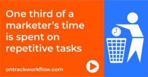 repetitive marketer's time