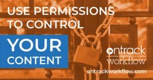 use permissions to control your content